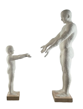 Reaching Figures sculpture
