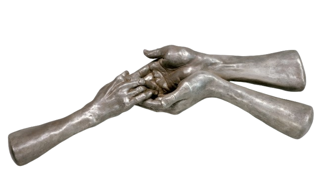 The Welcoming Hands sculpture